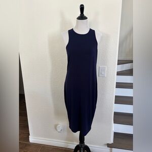 Forever 21 Blue Halter Sheath Midi Dress